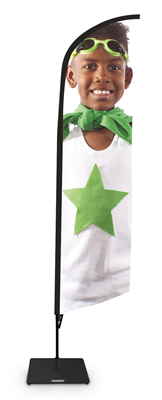 Drapeau - Voile plume